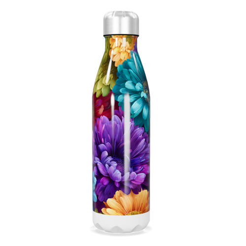 Garrafa Inox - Estampa Floral Colorida