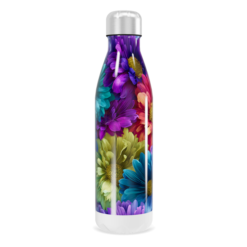 Garrafa Inox - Estampa Floral Colorida