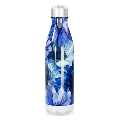 Garrafa Inox - Floral Azul 750ml
