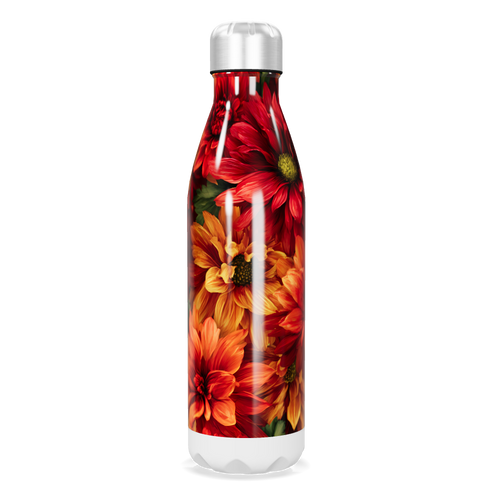 Garrafa Inox - Floral vibrante colorida