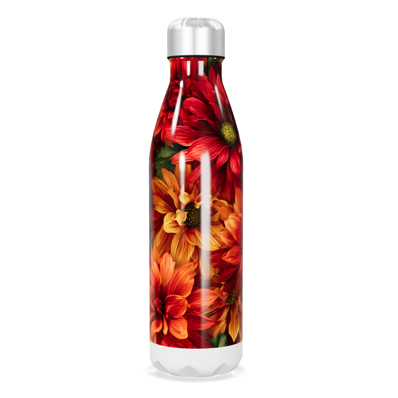 Garrafa Inox - Floral vibrante colorida