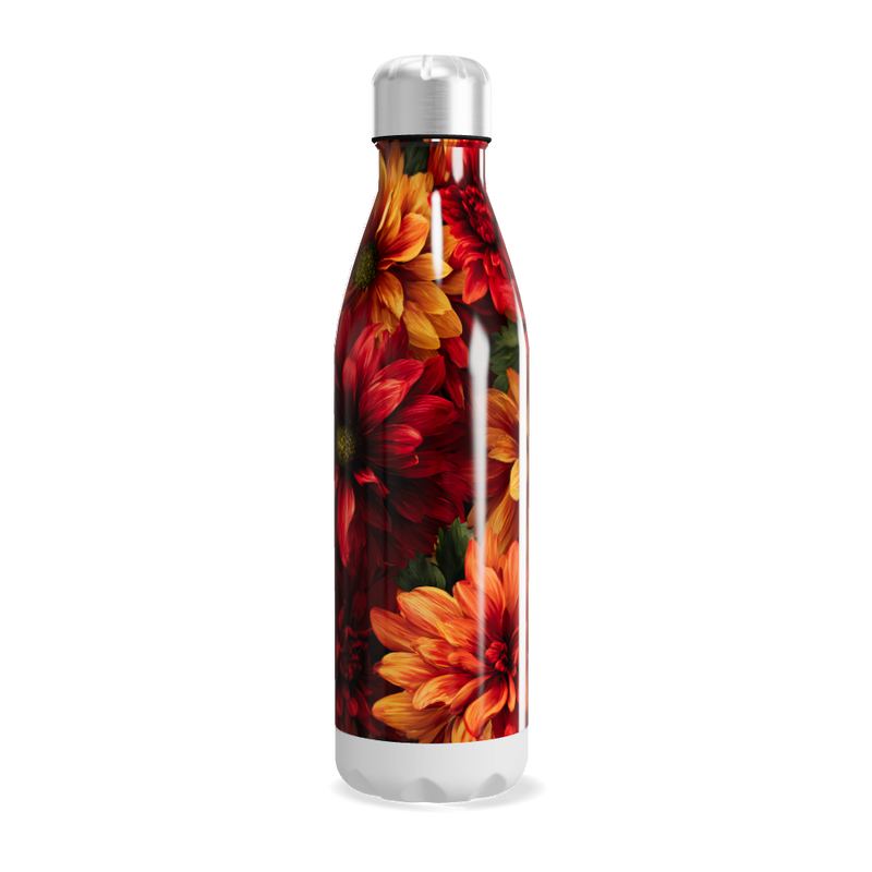 Garrafa Inox - Floral vibrante colorida
