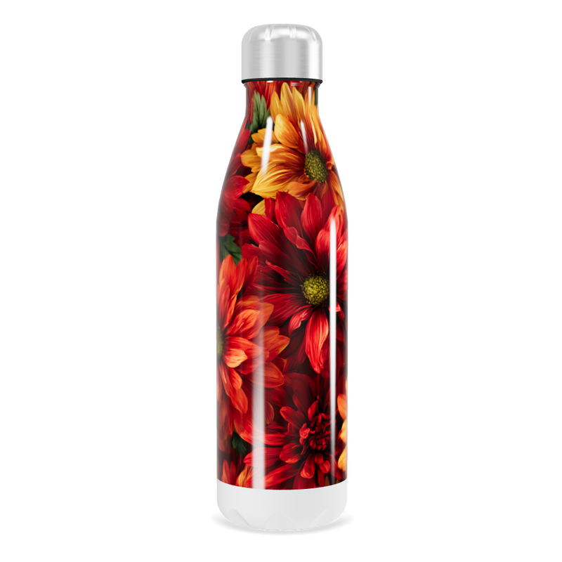 Garrafa Inox - Floral vibrante colorida