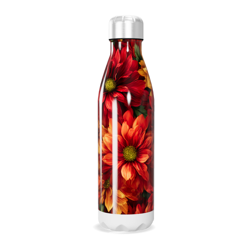 Garrafa Inox - Floral vibrante colorida