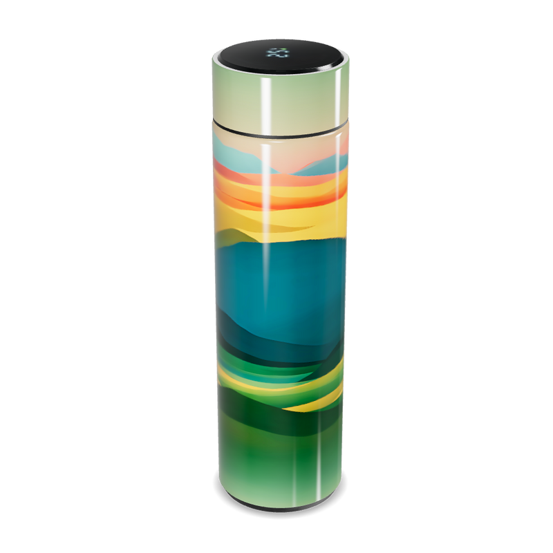 Garrafa Térmica Touch - Multicolorida com Display