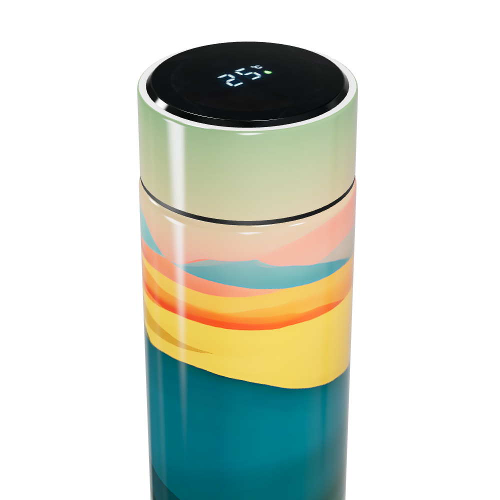 Garrafa Térmica Touch - Multicolorida com Display