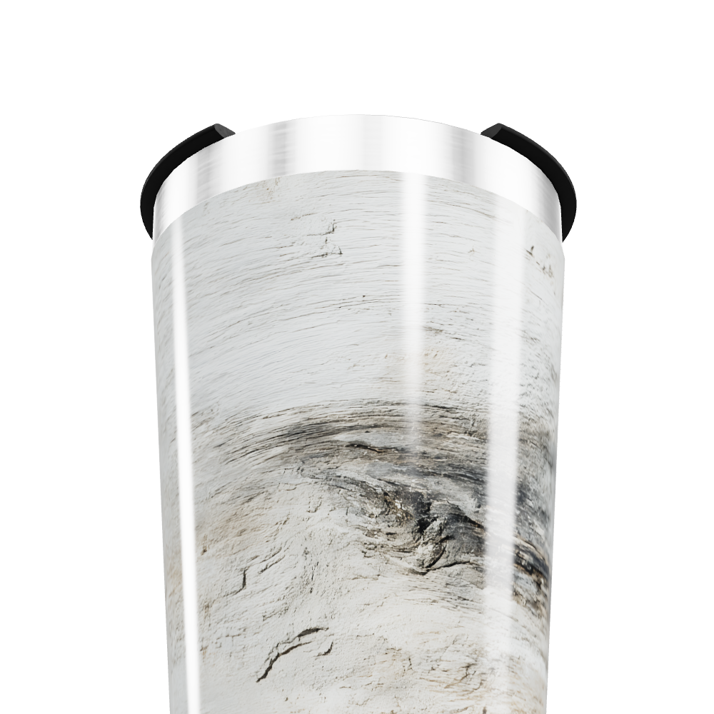 Copo Térmico - Mármore Branco Inox