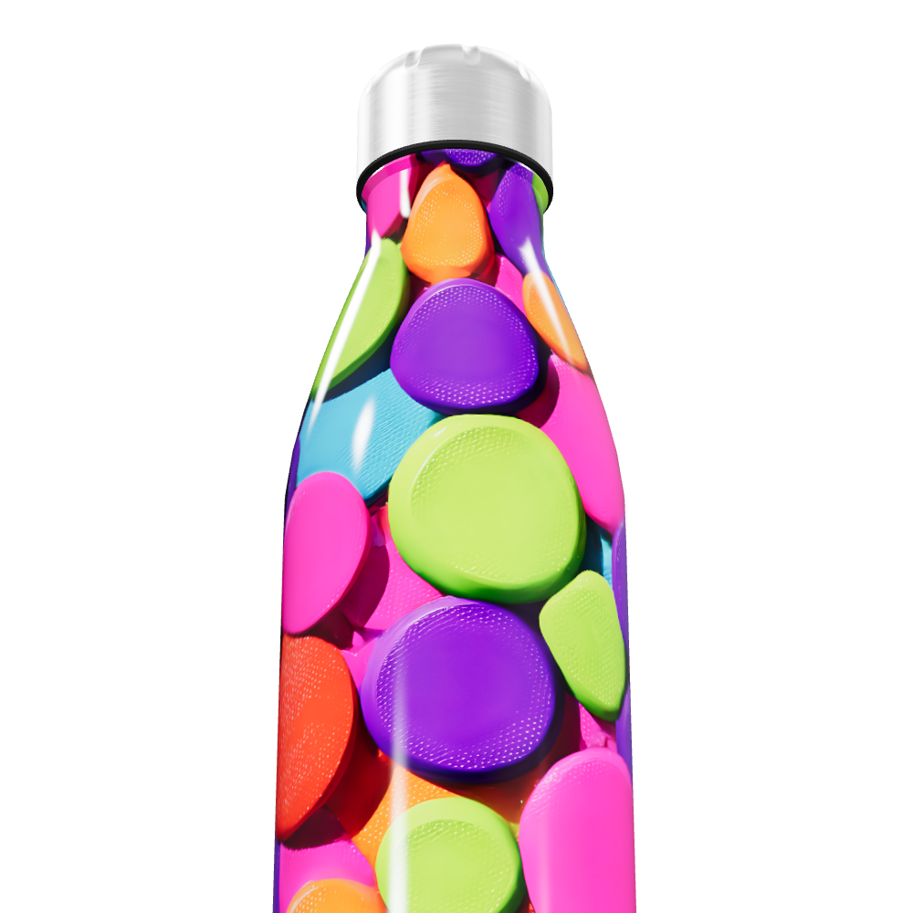 Garrafa Inox - Estampada Colorida 500ml