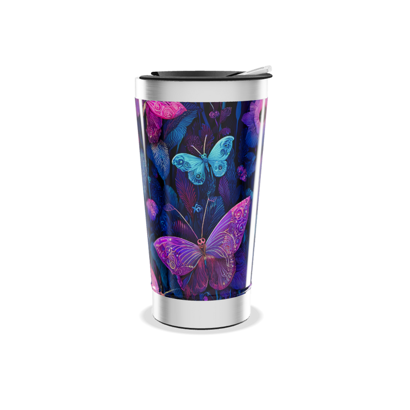 Copo Térmico - Estampa Floral Neon