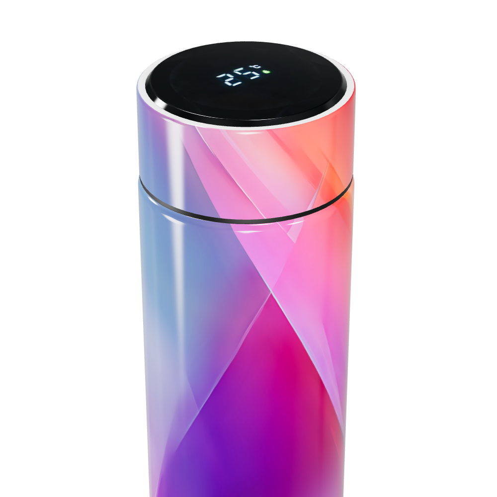 Garrafa Térmica Touch - Colorida com Display Digital