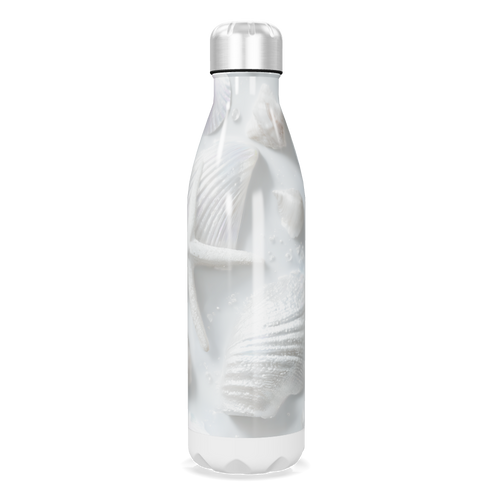 Garrafa Inox - Conchas Brancas