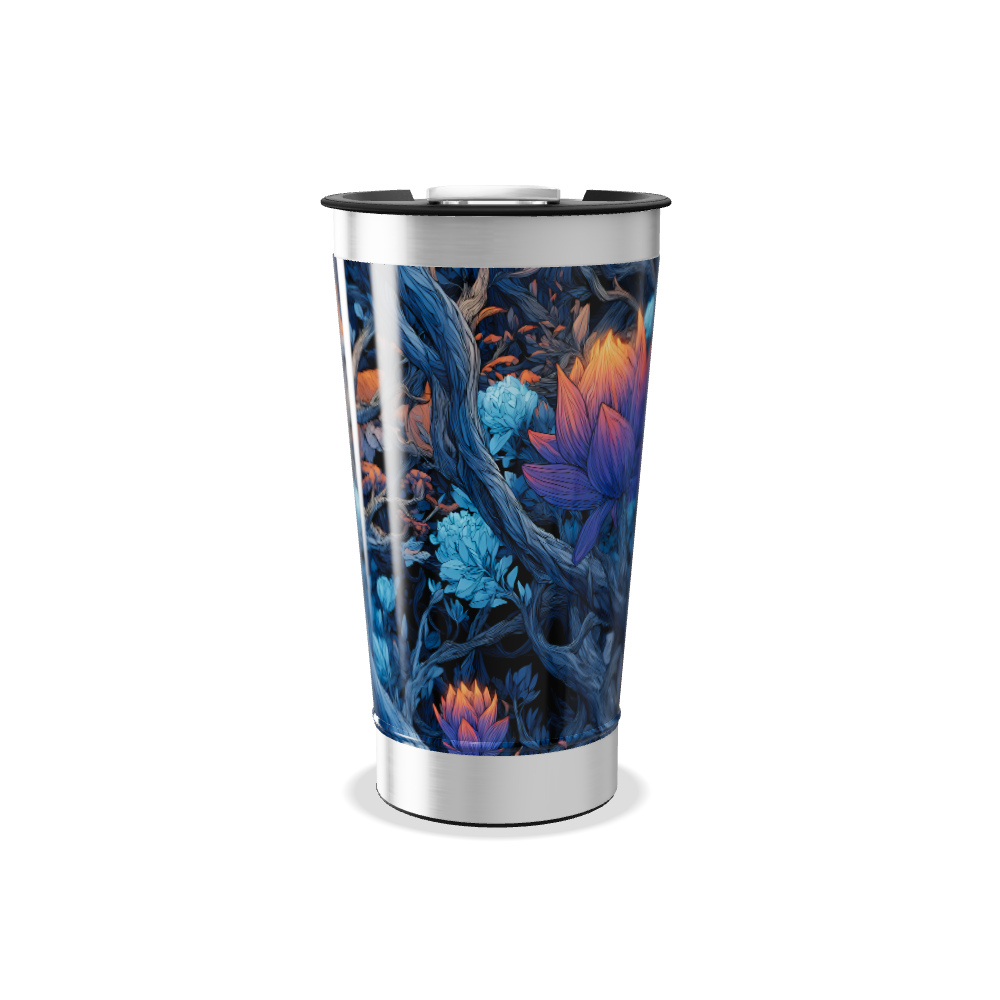 Copo Térmico - Estampa Raposa Azul