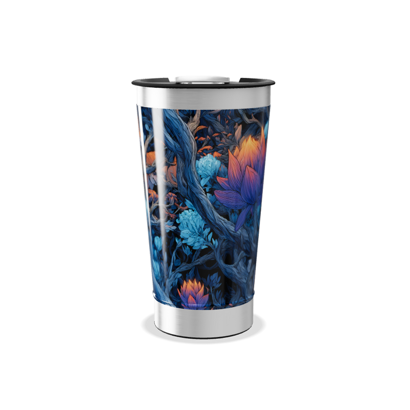 Copo Térmico - Estampa Raposa Azul