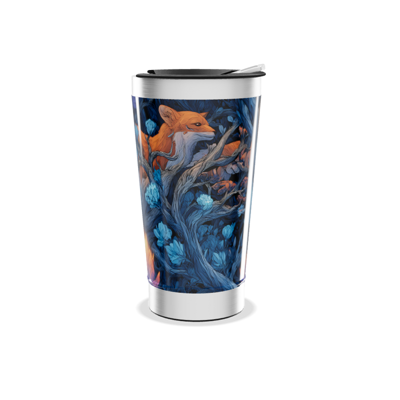 Copo Térmico - Estampa Raposa Azul
