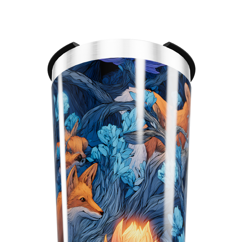 Copo Térmico - Estampa Raposa Azul