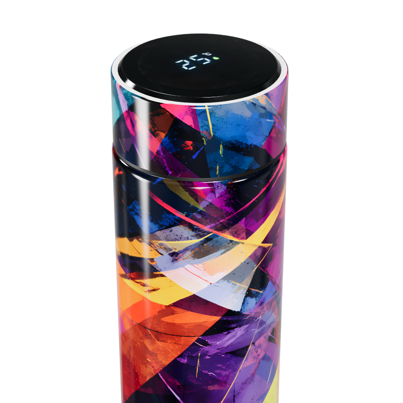 Garrafa Térmica Touch - Estampa Colorida