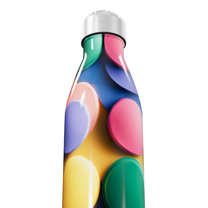 Garrafa Inox - Estampa Colorida
