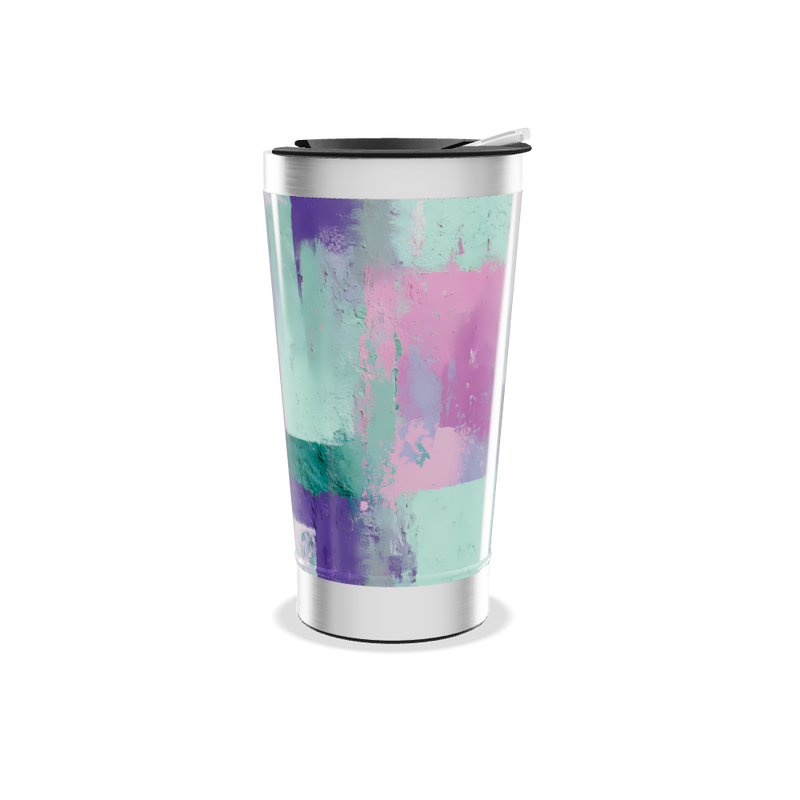 Copo Térmico - Abstrato Multicolorido