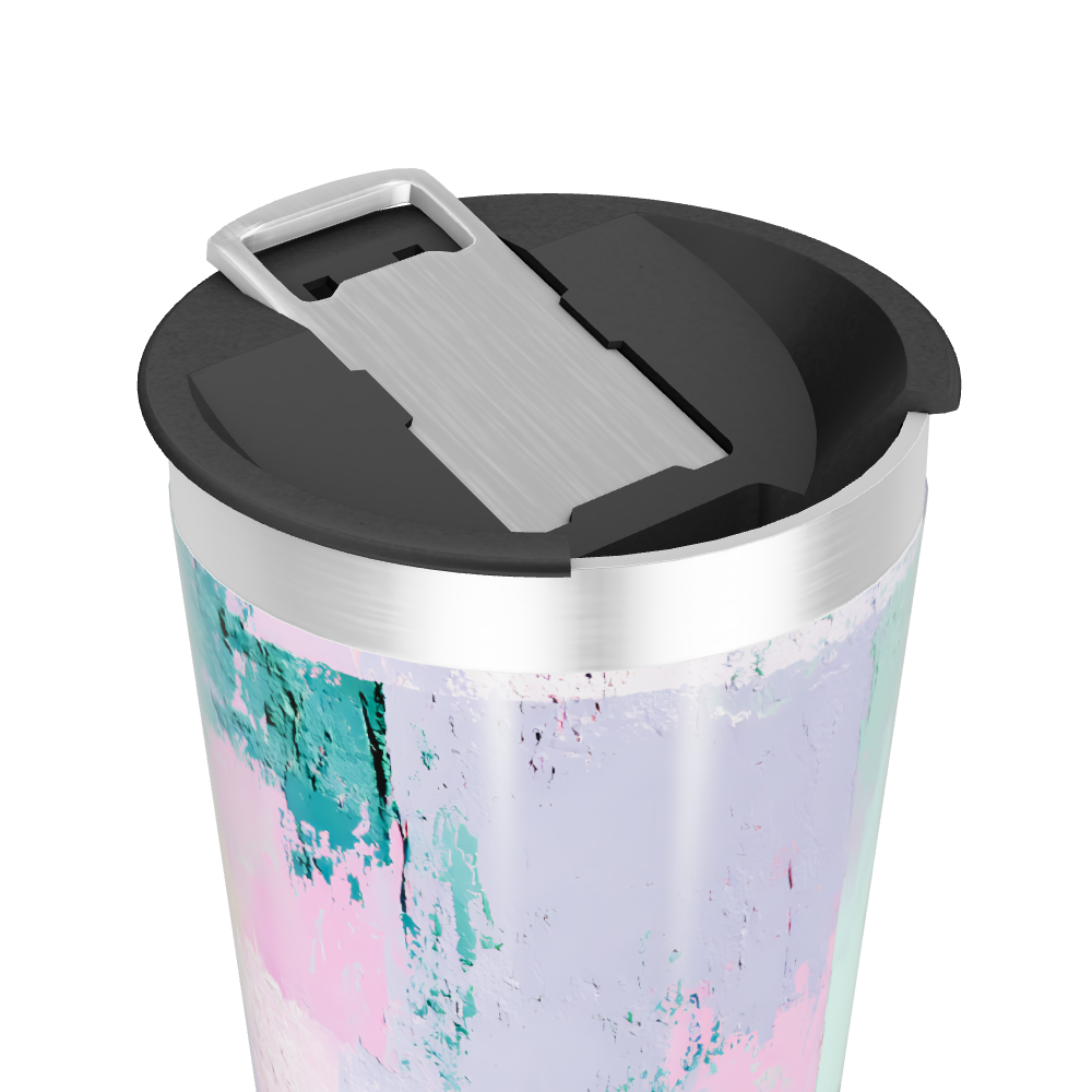 Copo Térmico - Abstrato Multicolorido