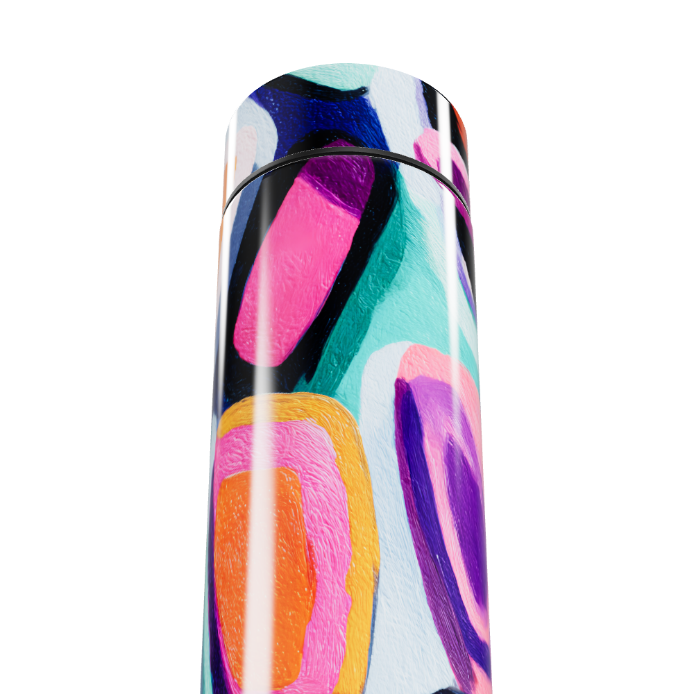 Garrafa Térmica Touch Estampada Colorida