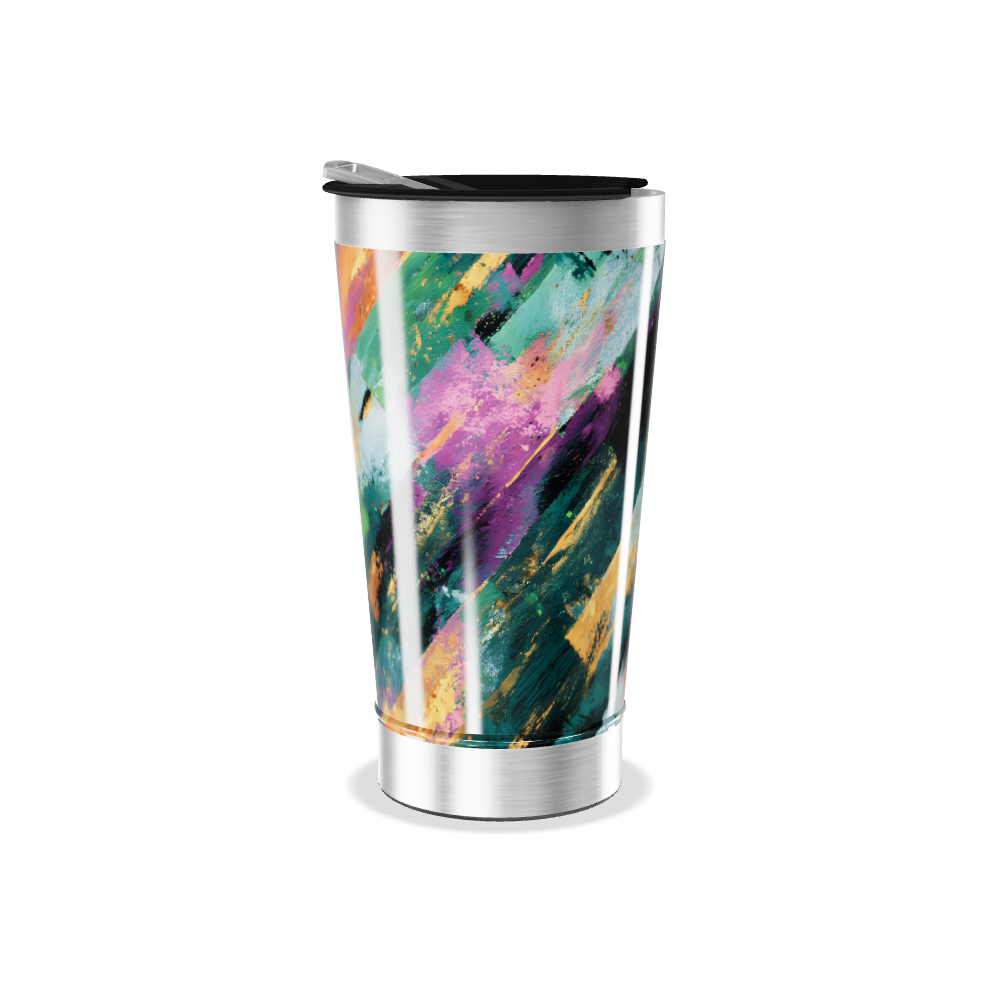 Copo Térmico - Aço Inox Estampa Colorida