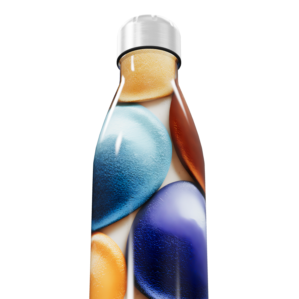 Garrafa Inox - Estampa Colorida