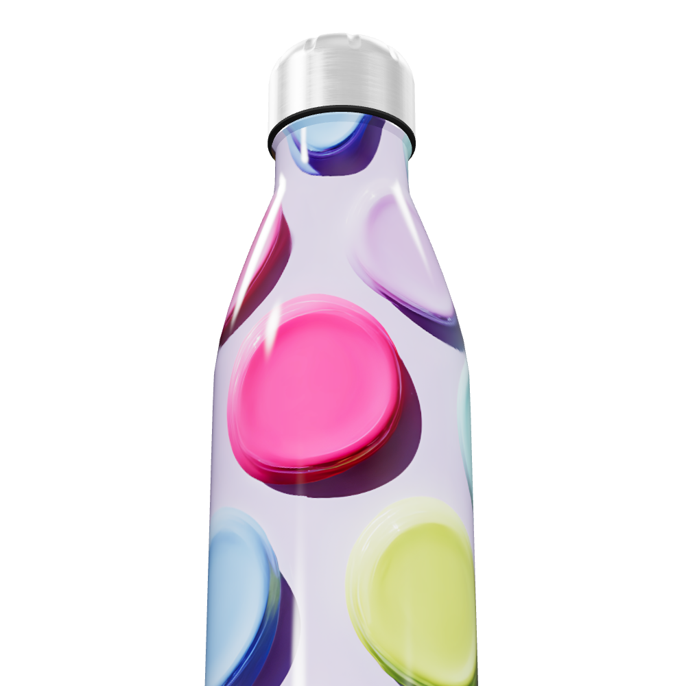 Garrafa Inox - Estampa Colorida