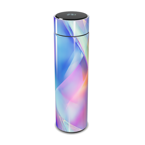 Garrafa Térmica Touch Holográfica LED