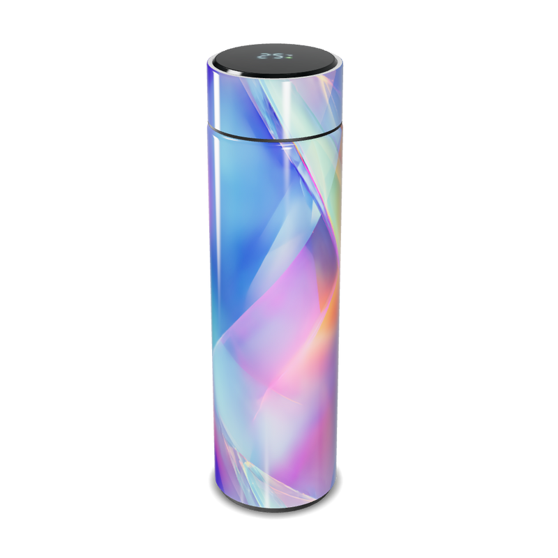 Garrafa Térmica Touch Holográfica LED