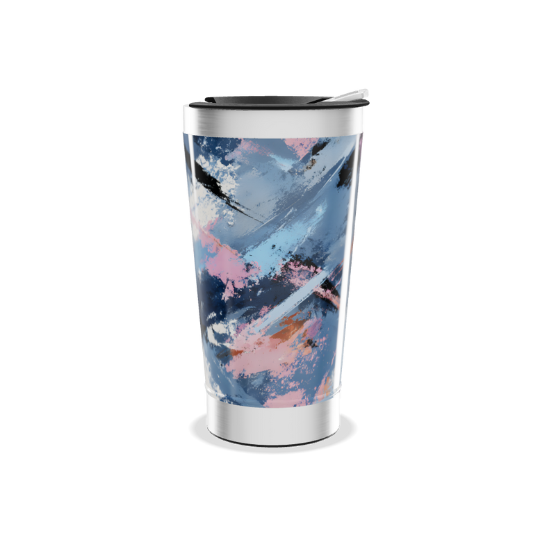 Copo Térmico - Estampa Abstrata Aço Inox