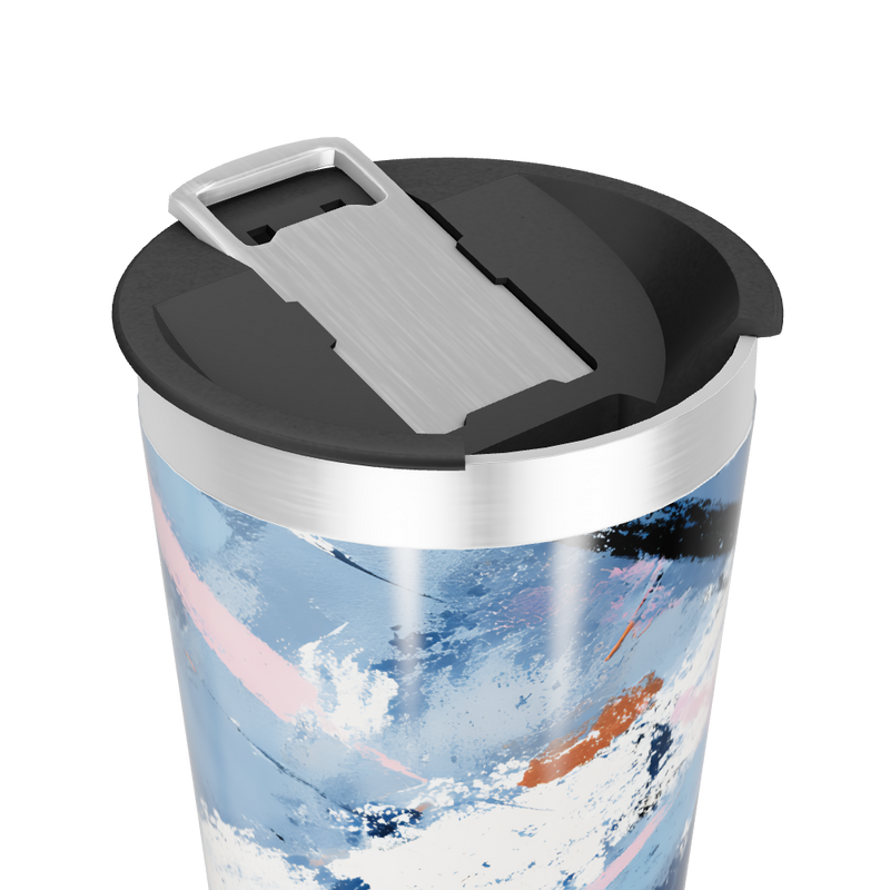 Copo Térmico - Estampa Abstrata Aço Inox