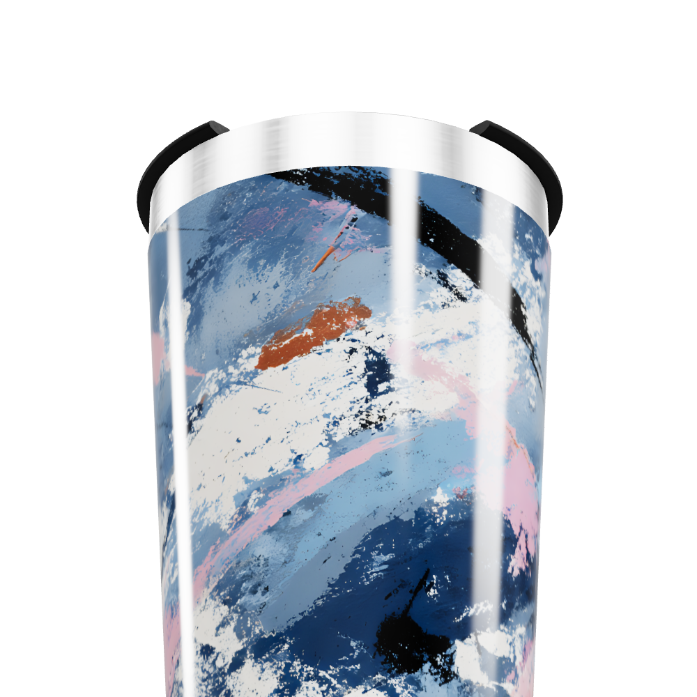 Copo Térmico - Estampa Abstrata Aço Inox