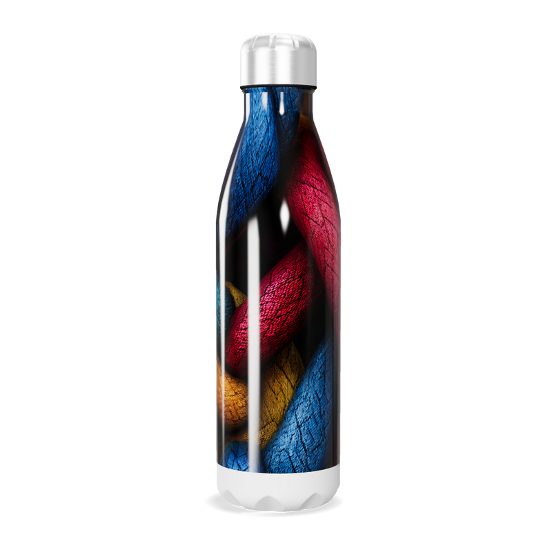 Garrafa Inox - Estampa Cores Vibrantes