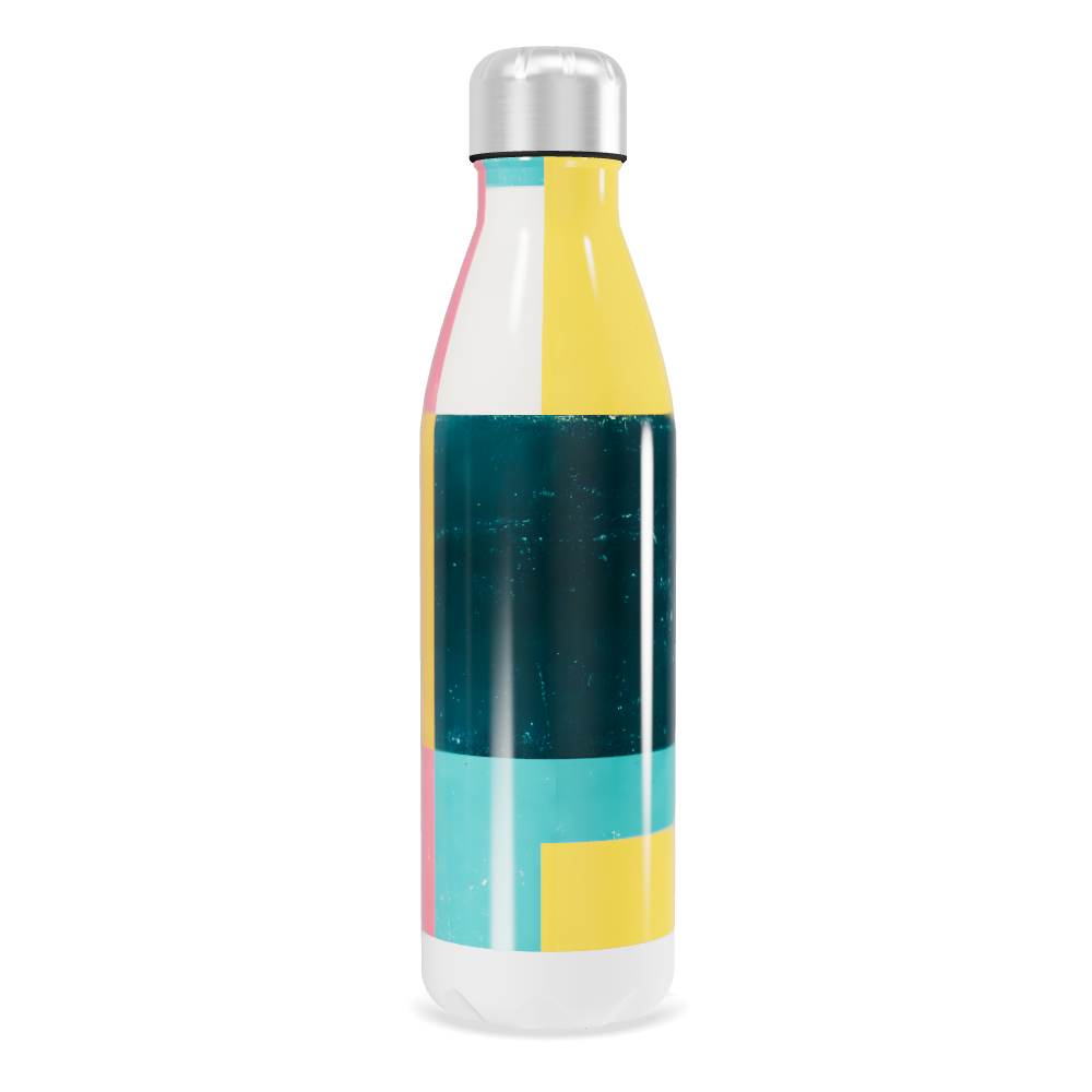 Garrafa Inox Rosa - Gradiente Colorido