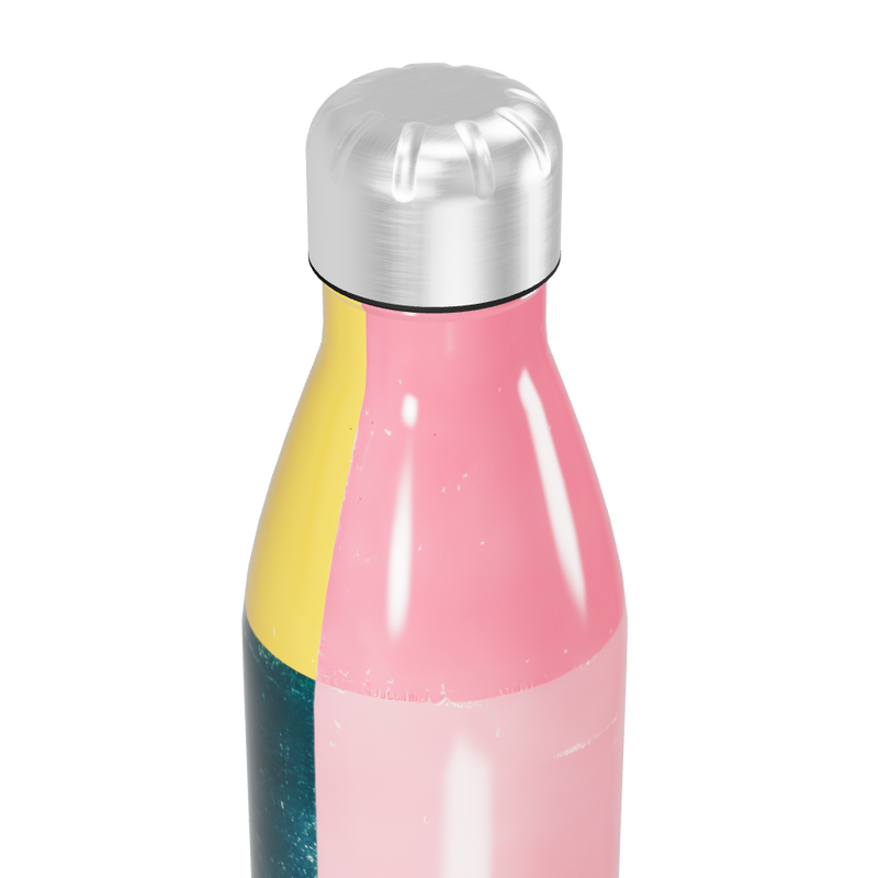 Garrafa Inox Rosa - Gradiente Colorido
