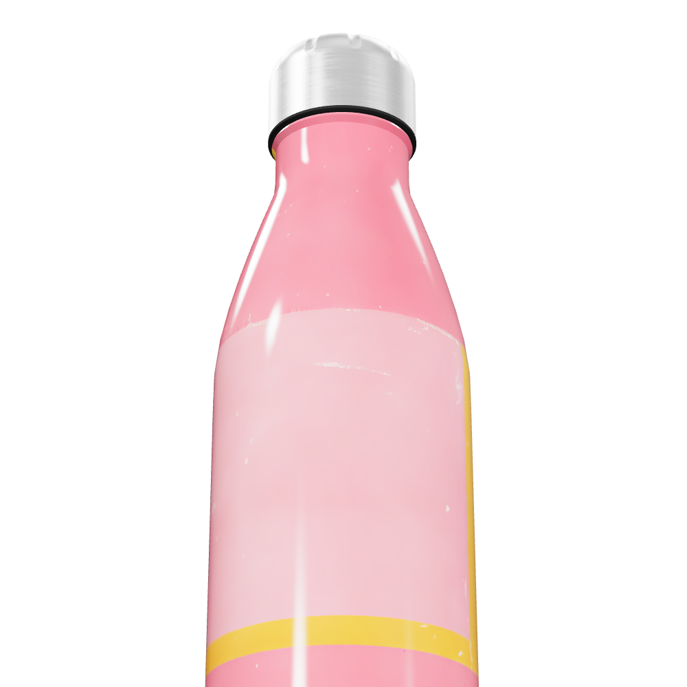Garrafa Inox Rosa - Gradiente Colorido