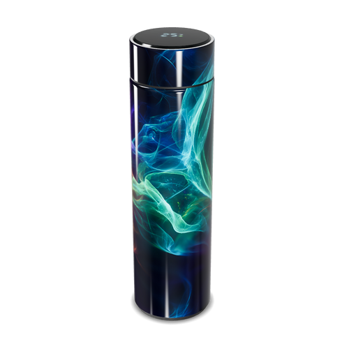 Garrafa Térmica Touch - Estampa Abstrata Colorida