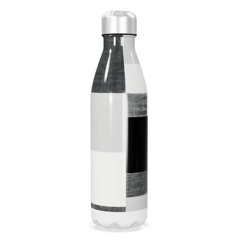 Garrafa Inox Estampada Preto e Branco