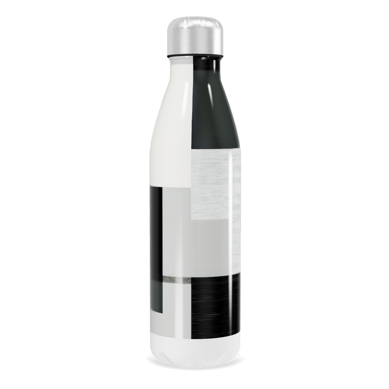 Garrafa Inox Estampada Preto e Branco