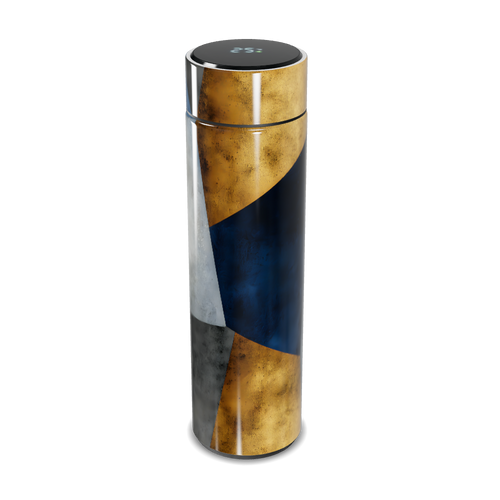 Garrafa Térmica Touch - Design Multicor Abstrato