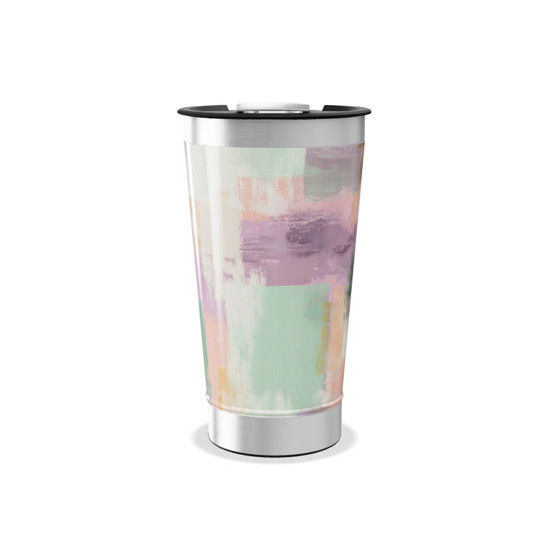 Copo Térmico - Estampa Abstrata Colorida