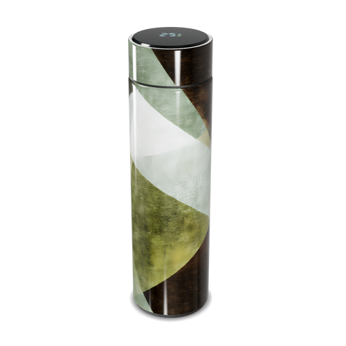 Garrafa Térmica Touch - Listras Verdes