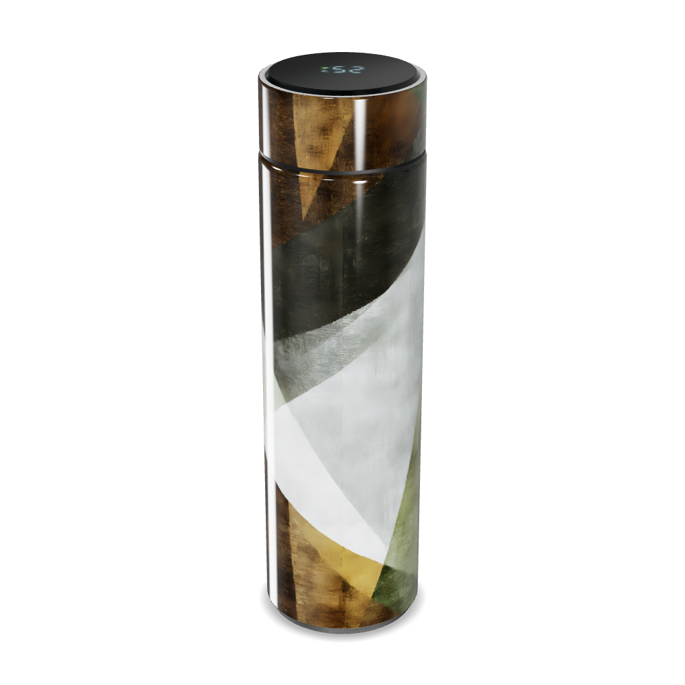 Garrafa Térmica Touch - Listras Verdes