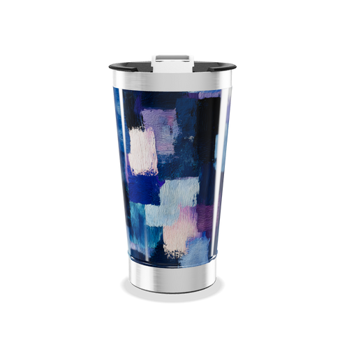 Copo Térmico - Estampa Colorida Abstrata