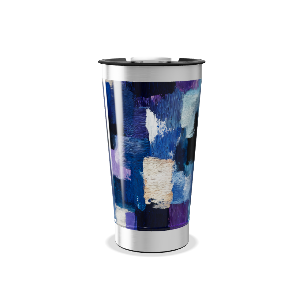 Copo Térmico - Estampa Colorida Abstrata