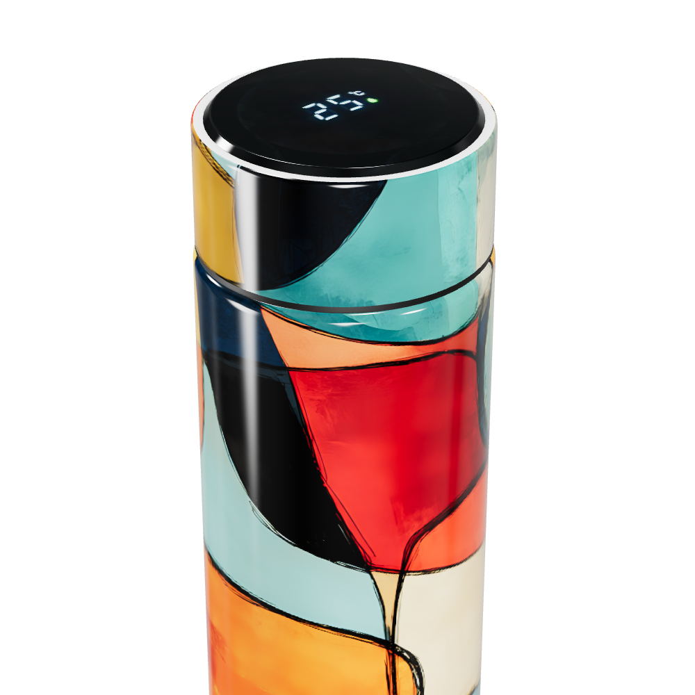 Garrafa Térmica Touch - Estampa Colorida