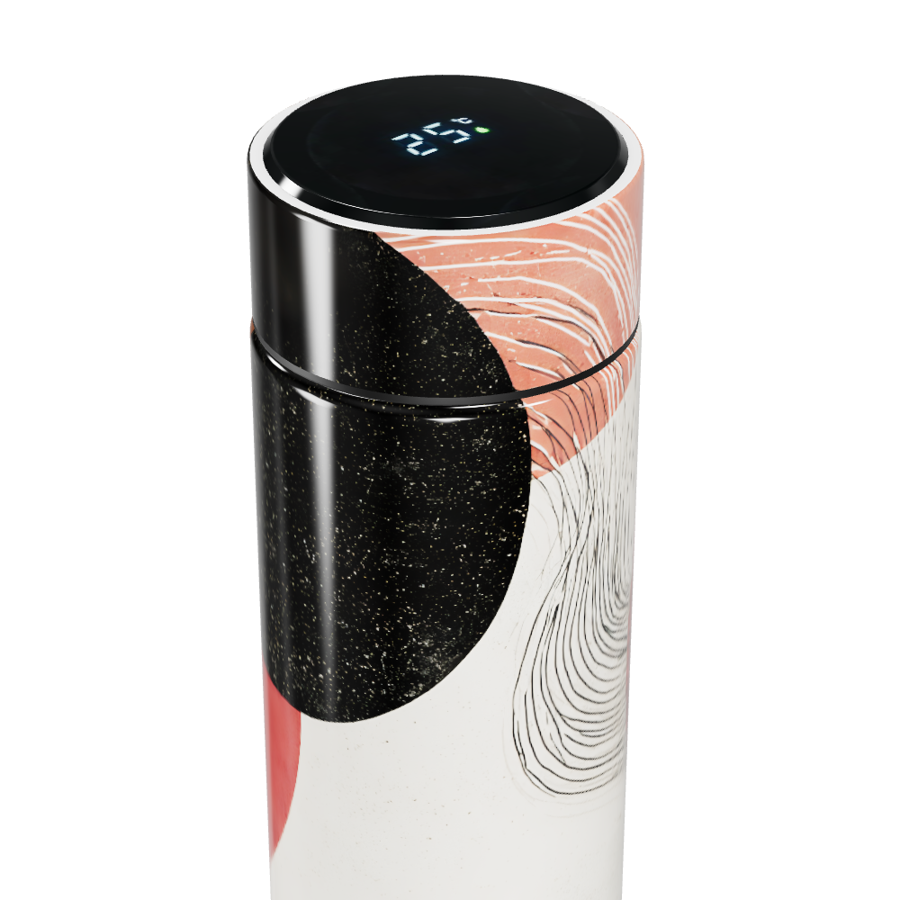 Garrafa Térmica Touch - Estampa Abstrata 500ml