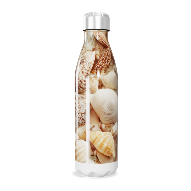 Garrafa Inox - Estampa Conchas 500ml