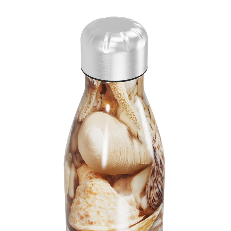 Garrafa Inox - Estampa Conchas 500ml