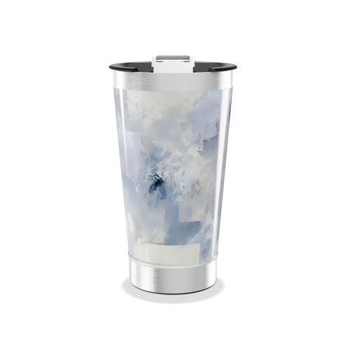 Copo Térmico - Aço Inox Estampa Abstrata